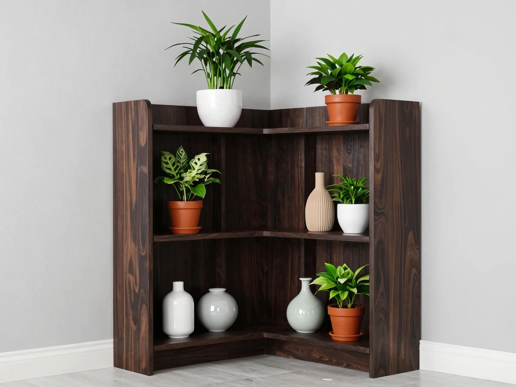 Corner shelf unit by Vorlumennlox